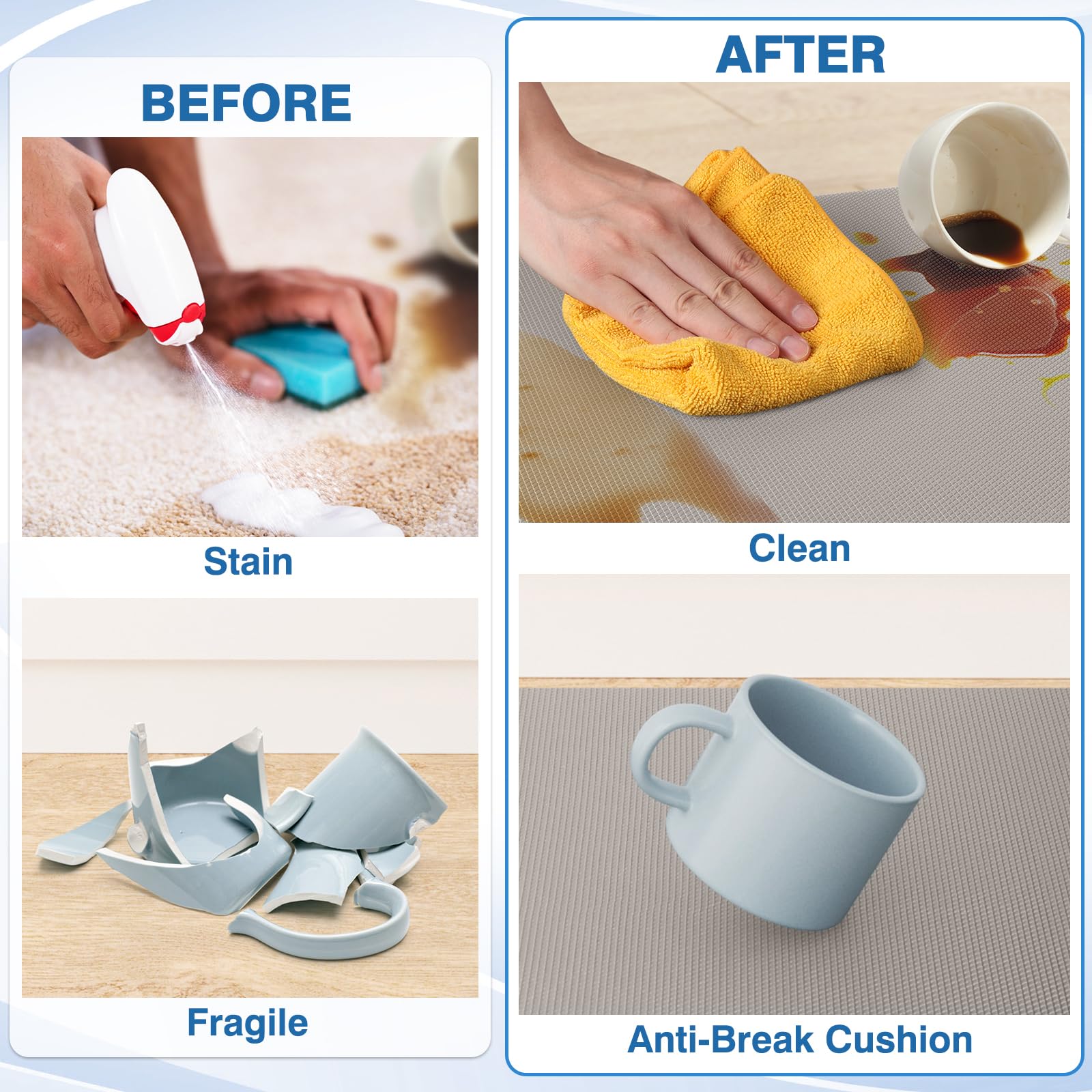 StepRite mat placed by kitchen sink demonstrating comfort while cooking