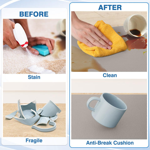 StepRite mat placed by kitchen sink demonstrating comfort while cooking
