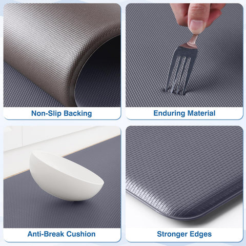 StepRite side profile highlighting 0.4 inch cushioning for pressure relief