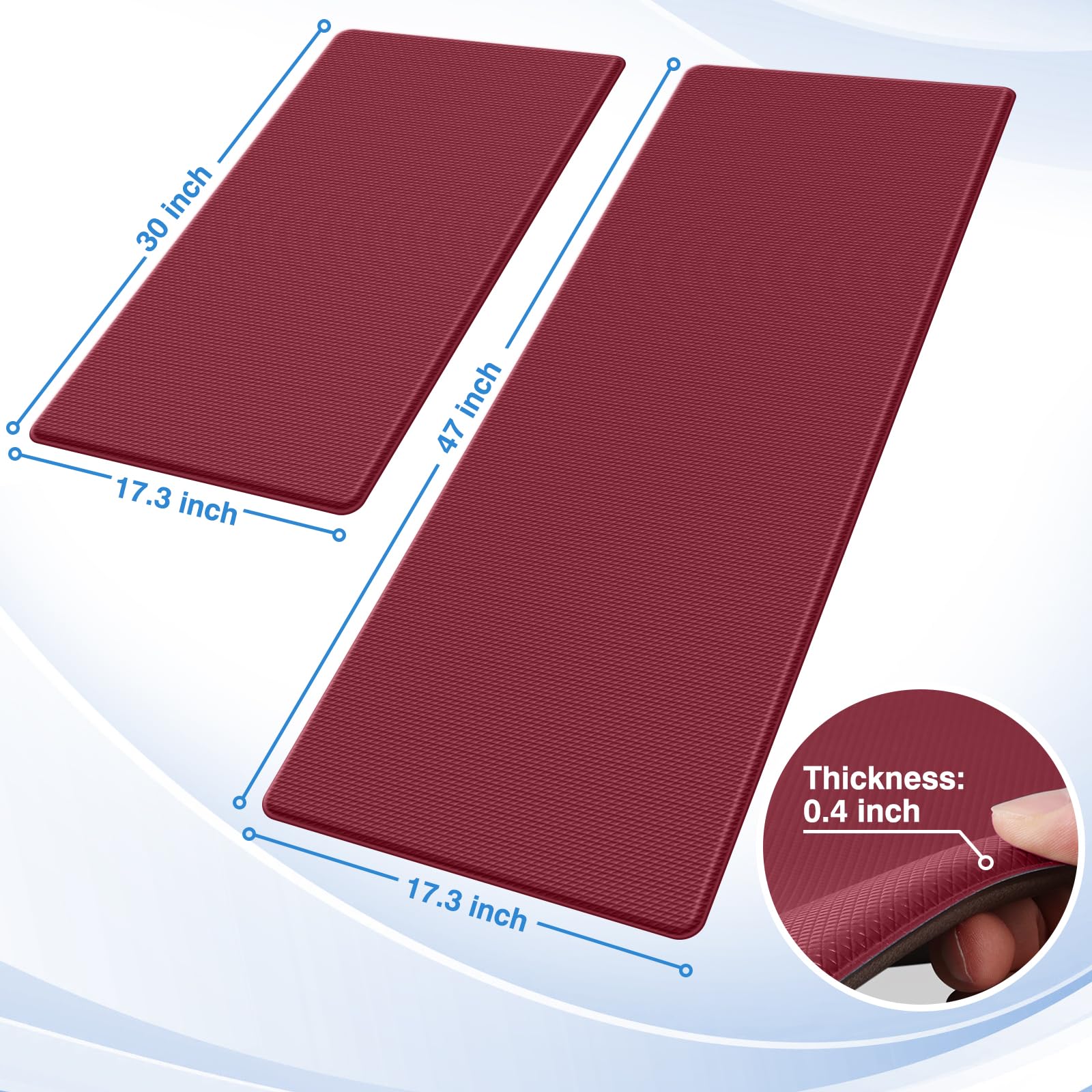 StepRite close-up of textured surface for easy stain cleaning