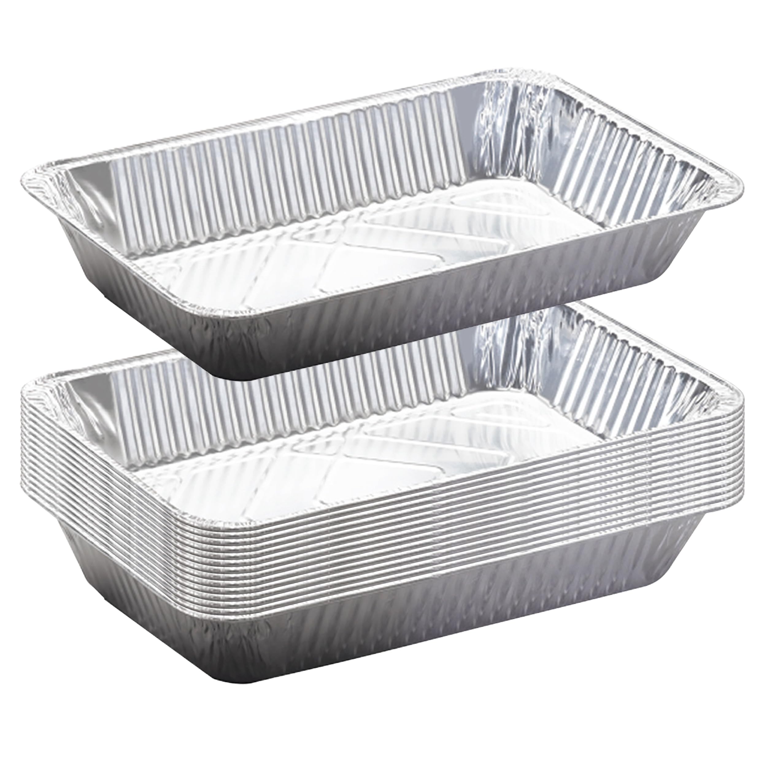 Sterno full-size pan front view showing sturdy rim and easy handling
