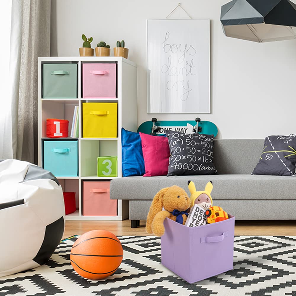 Stero cubes placed in shelving system showing space-saving organization benefit