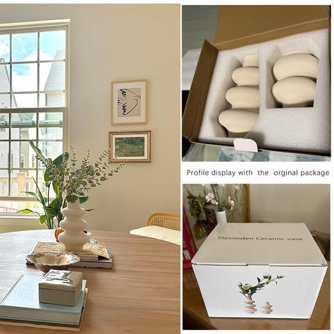 Steviieden styled with pampas grass creating boho focal point