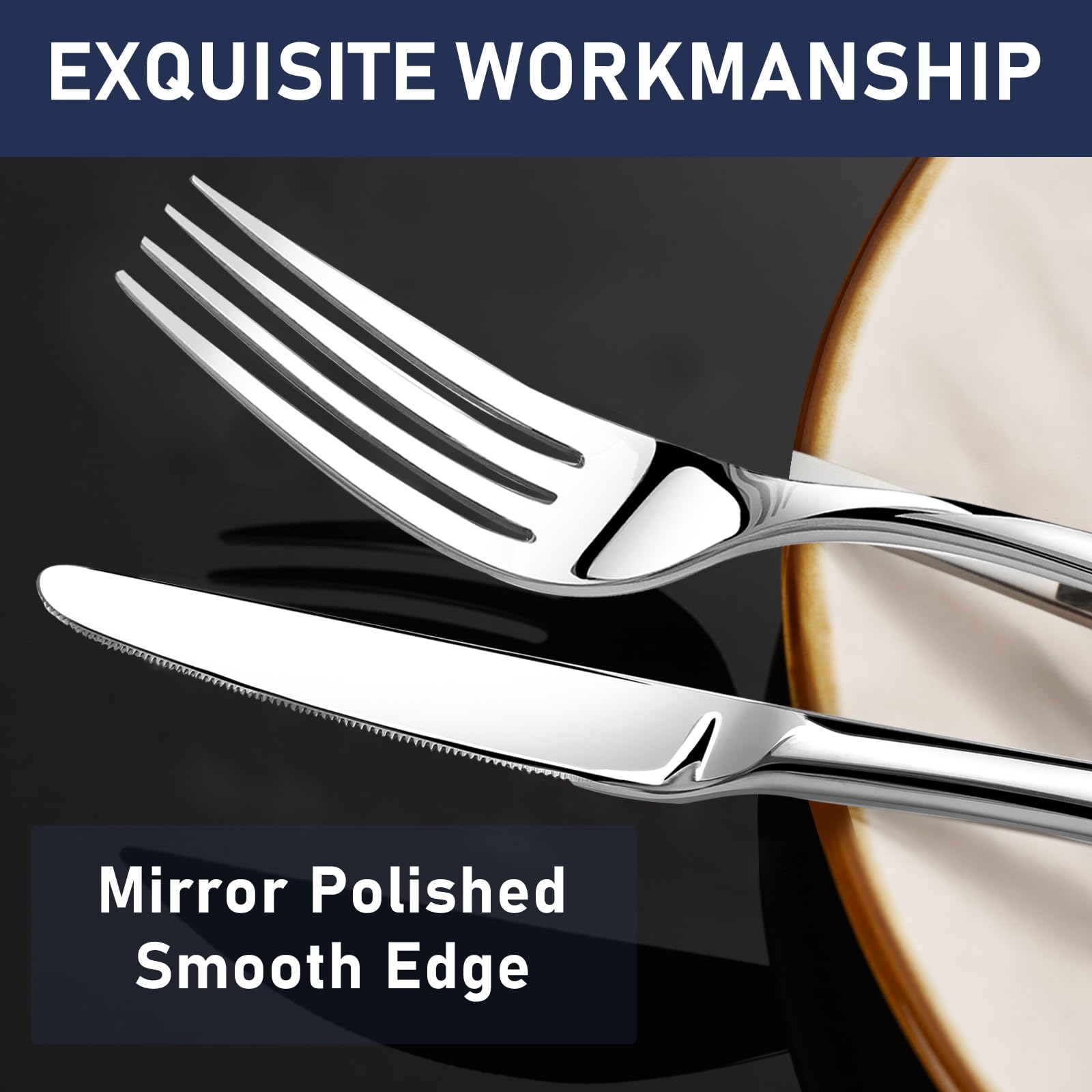 Stilloye knife edge detail showing sturdy blade and precise balance