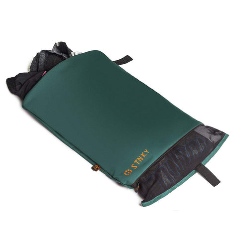 STNKY front view showing zip and carry handles for easy transport