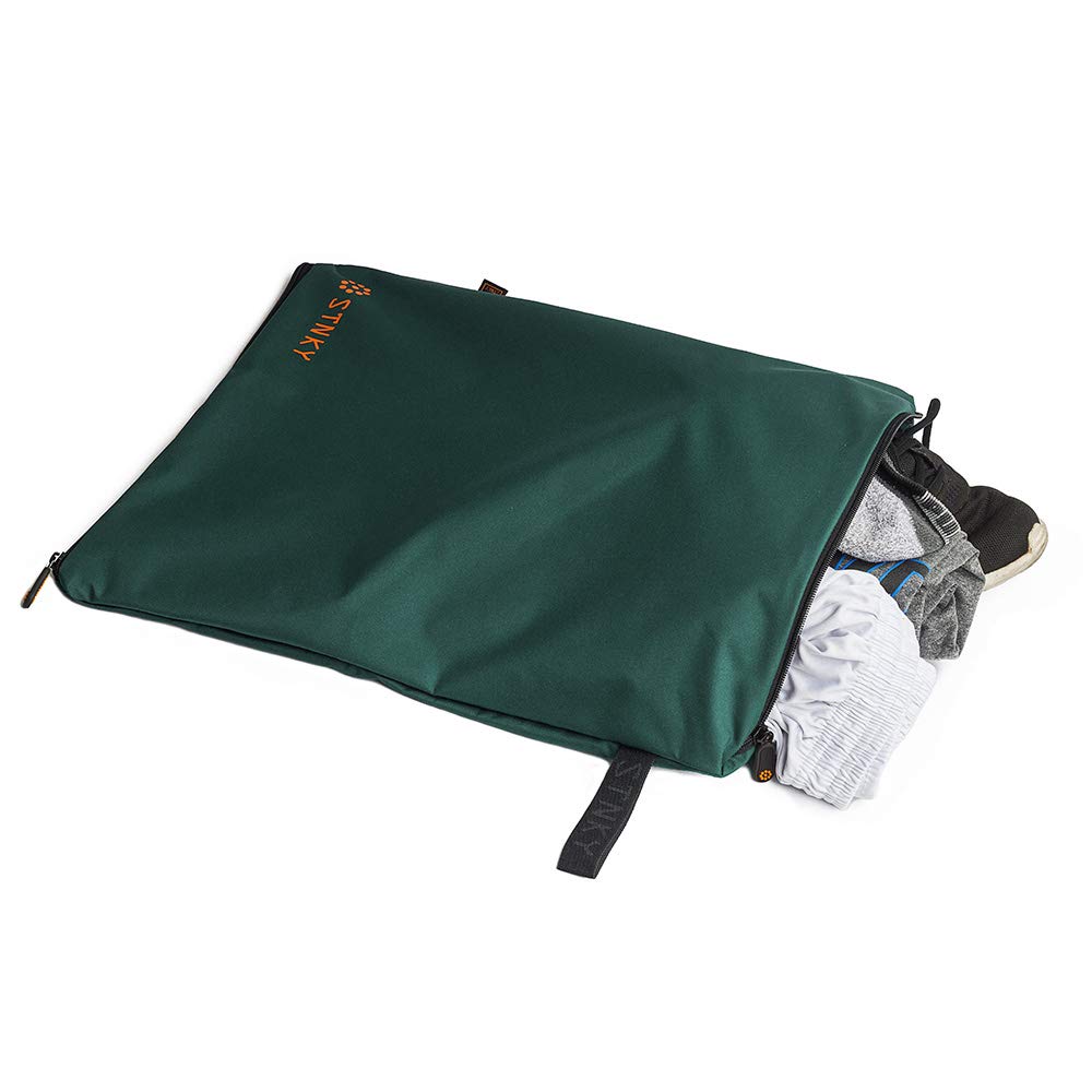 STNKY inside a gym bag demonstrating separate storage and protection