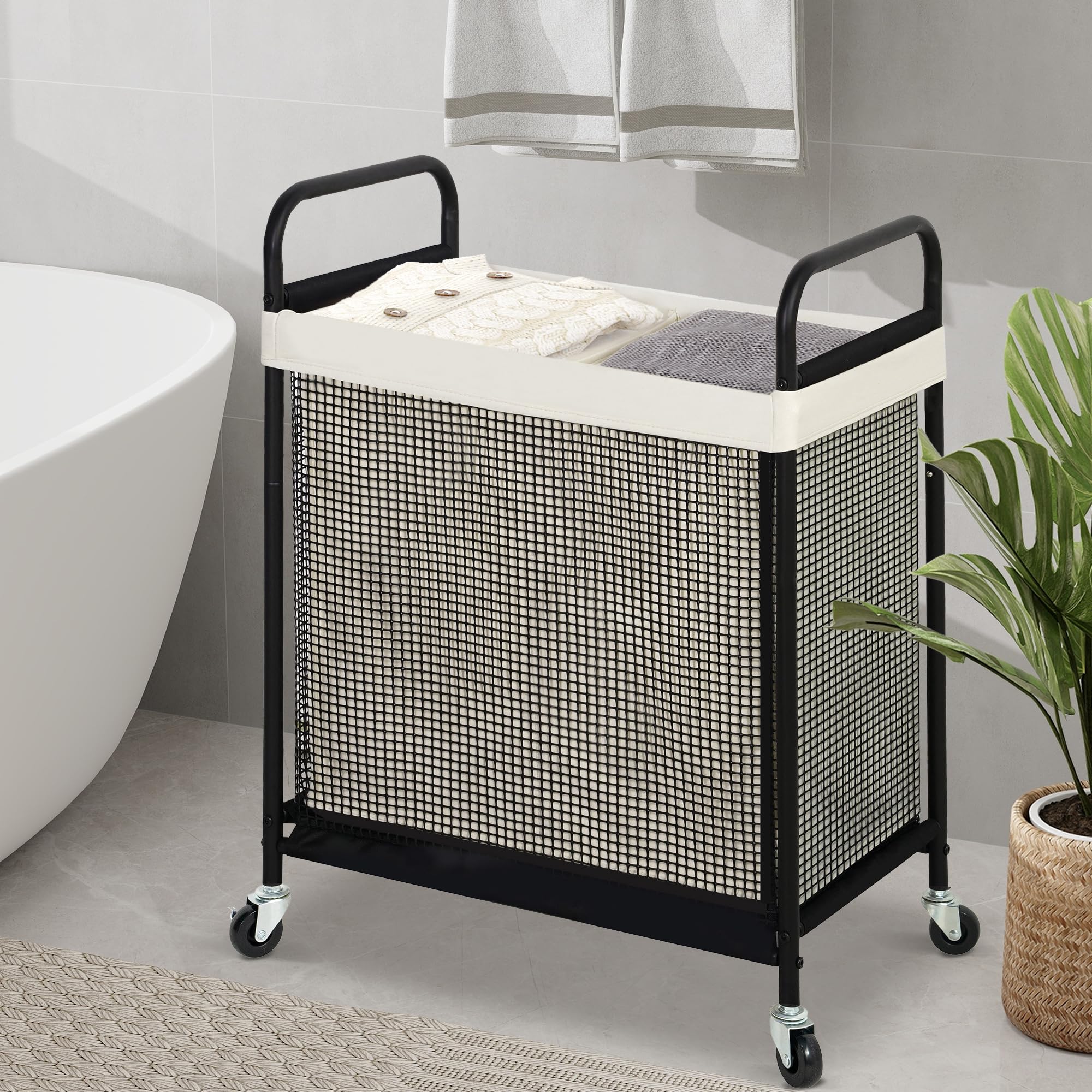 STO STO removable canvas liner detached for easy machine washing and convenient transport