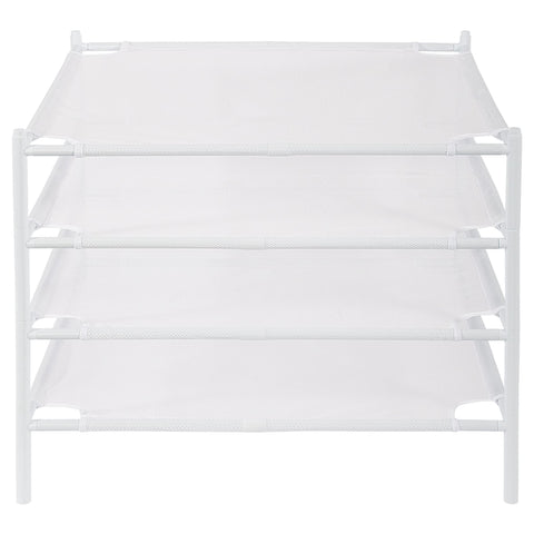 STO STO front view of 4-pack mesh drying racks showing compact stackability and organization
