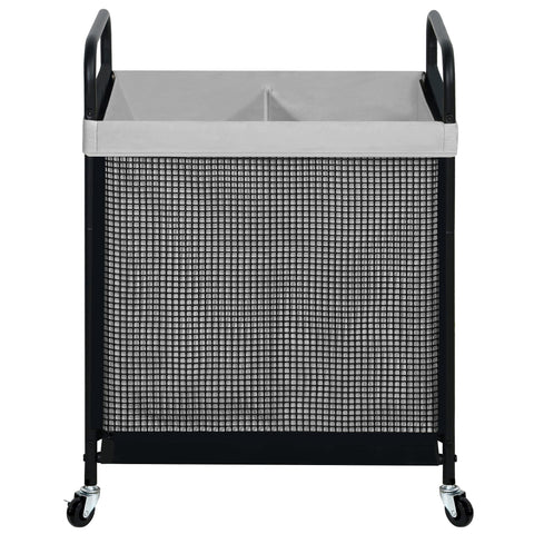 STO STO front view of full two-section hamper showing organization benefit