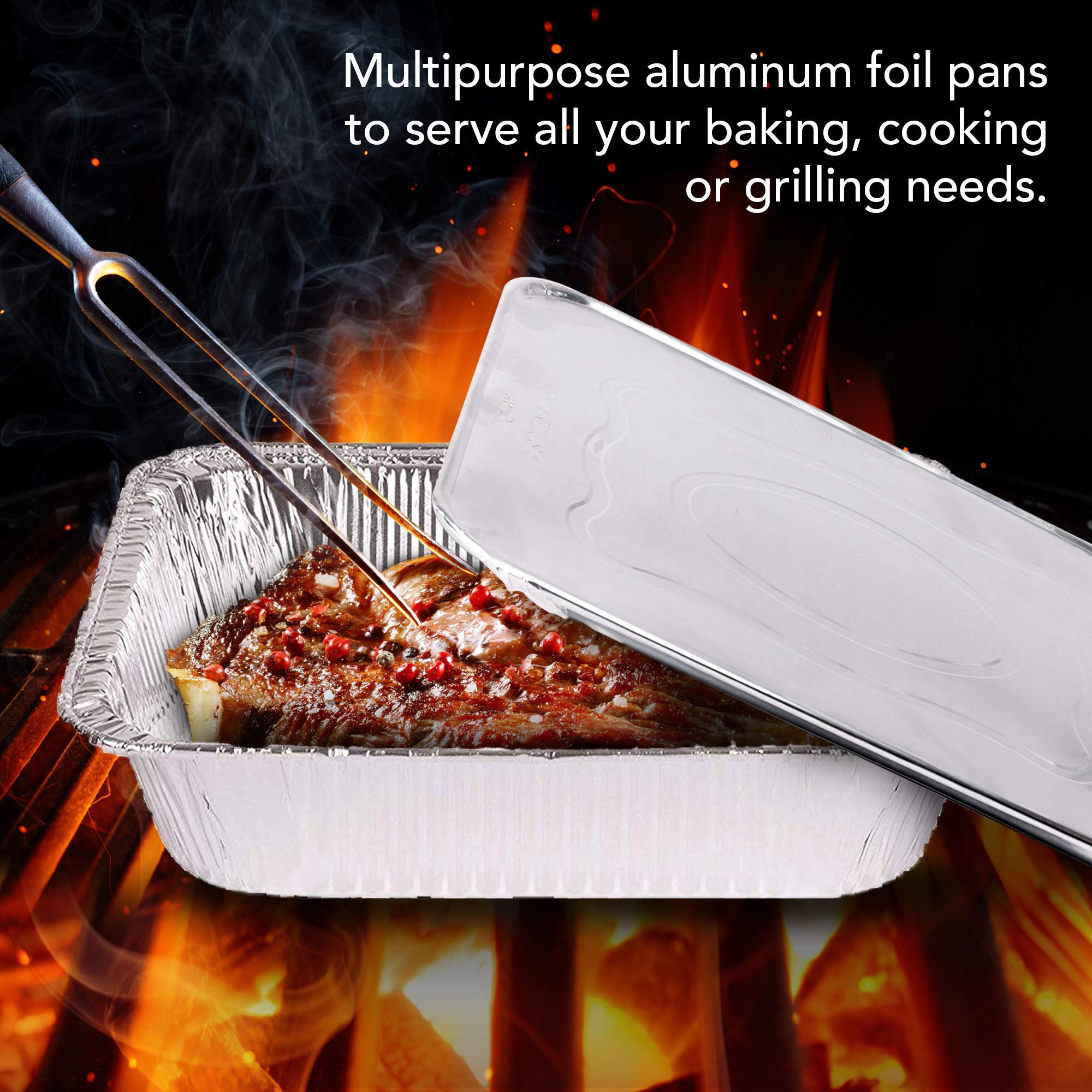 Stock Your Home pan filled with baked casserole ready to serve and look professional