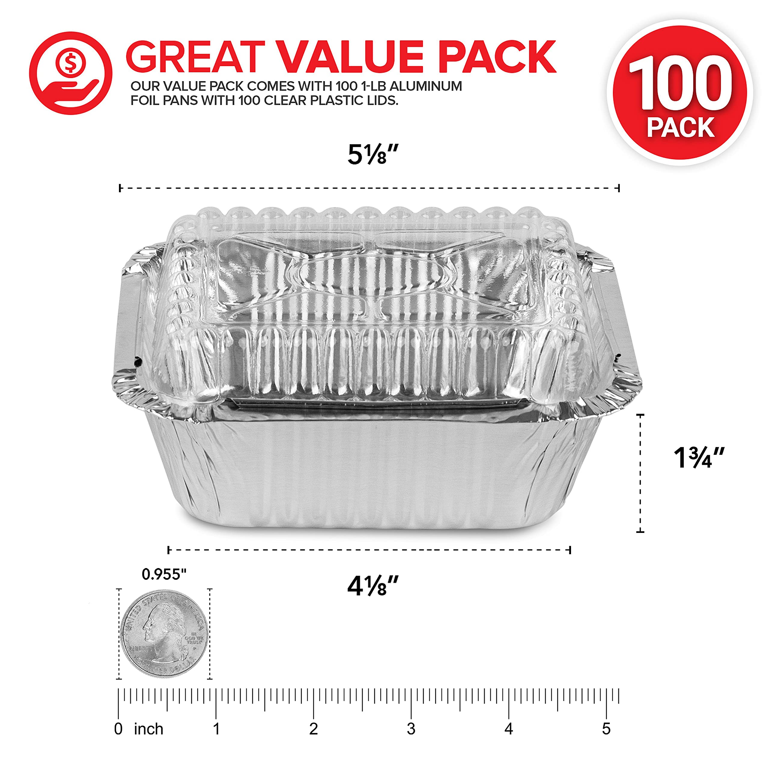 Stock Your Home clear plastic lid top view showing content visibility benefit