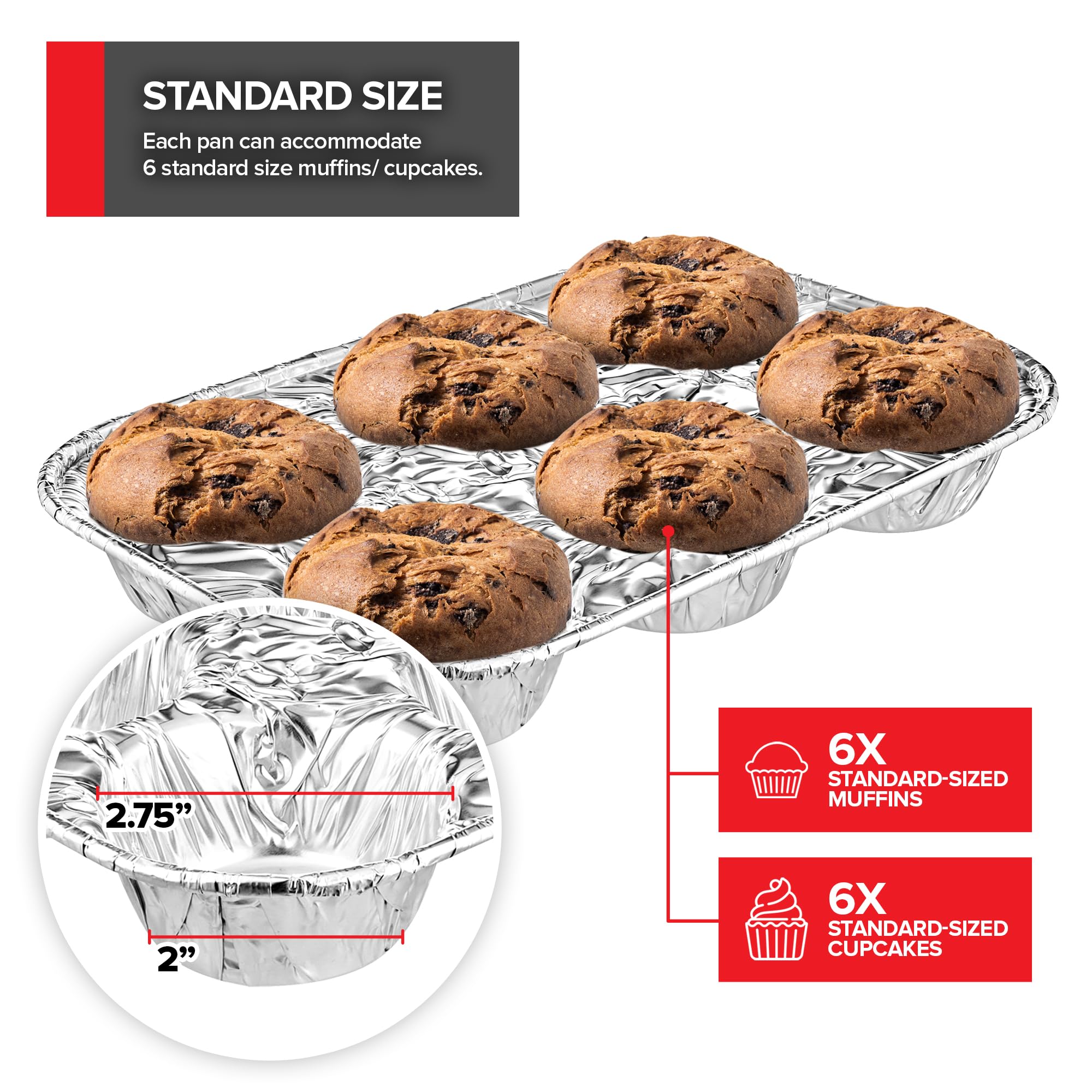 Stock Your Home tray in oven demonstrating even heating benefit