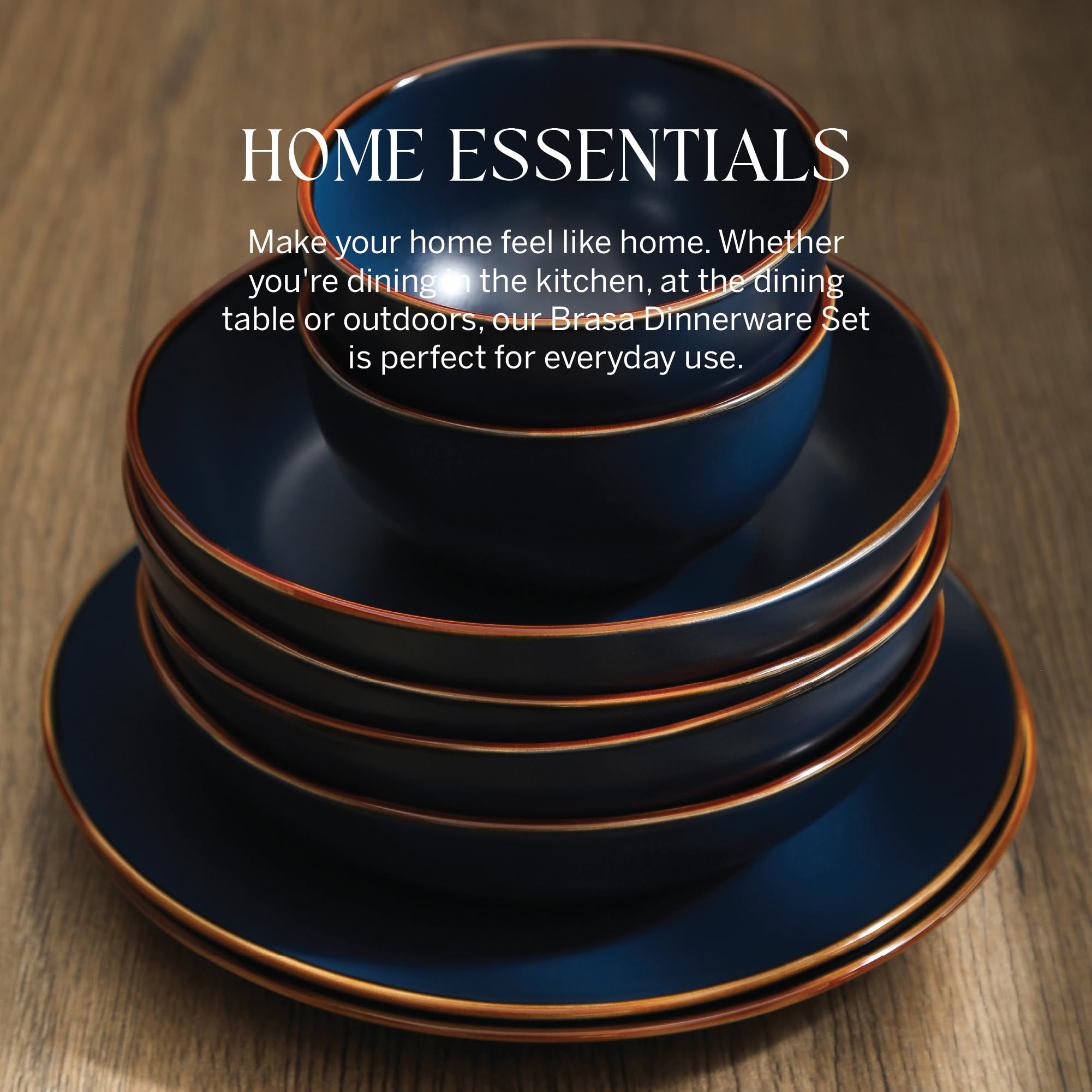 Stone Lain complete set arranged on a dining table showcasing coordinated look benefit