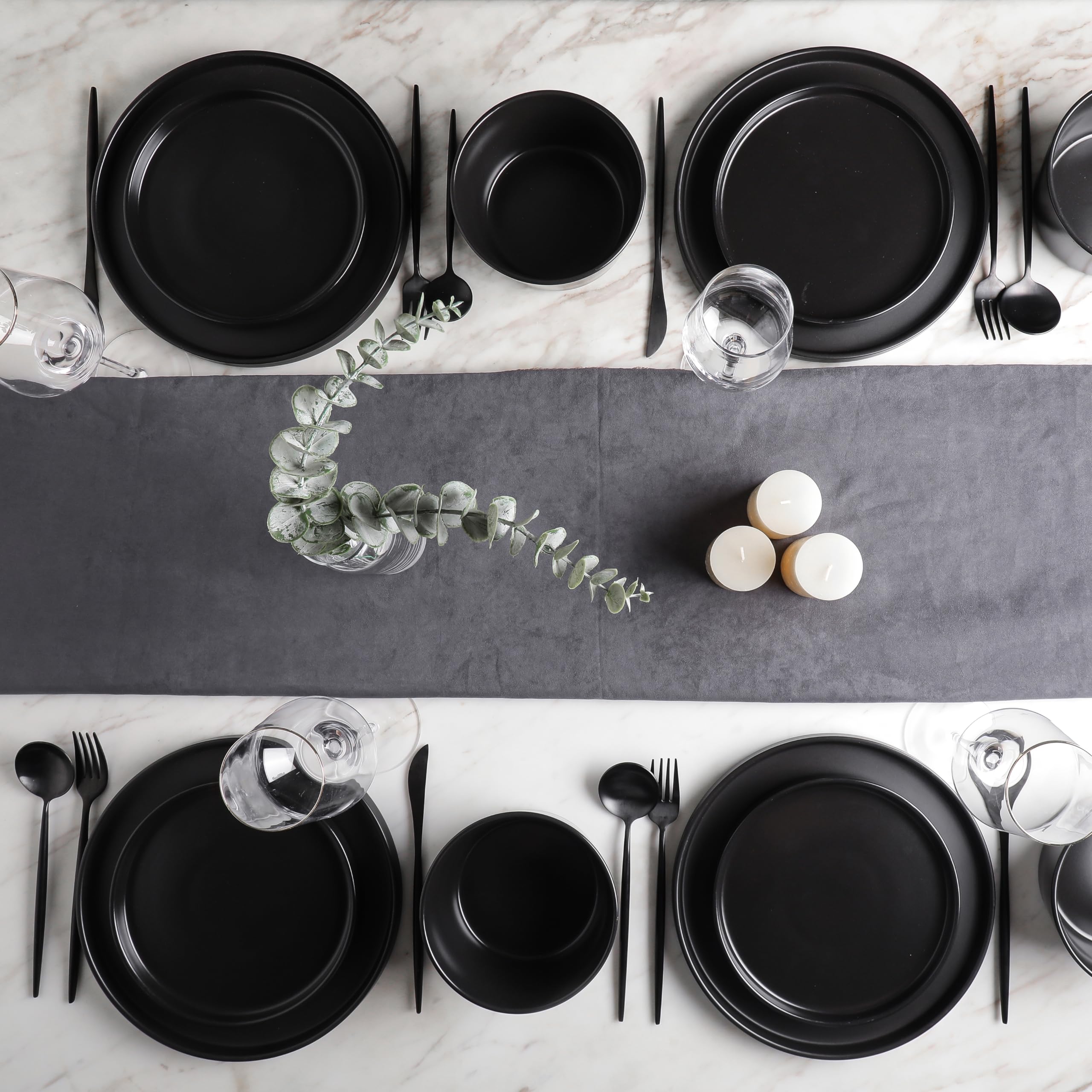 Stone Lain Celina deep bowl detail displaying depth and sturdy stoneware for soups and pastas