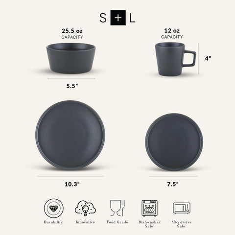 Stone Lain mug handle detail demonstrating comfortable grip and secure handling benefit