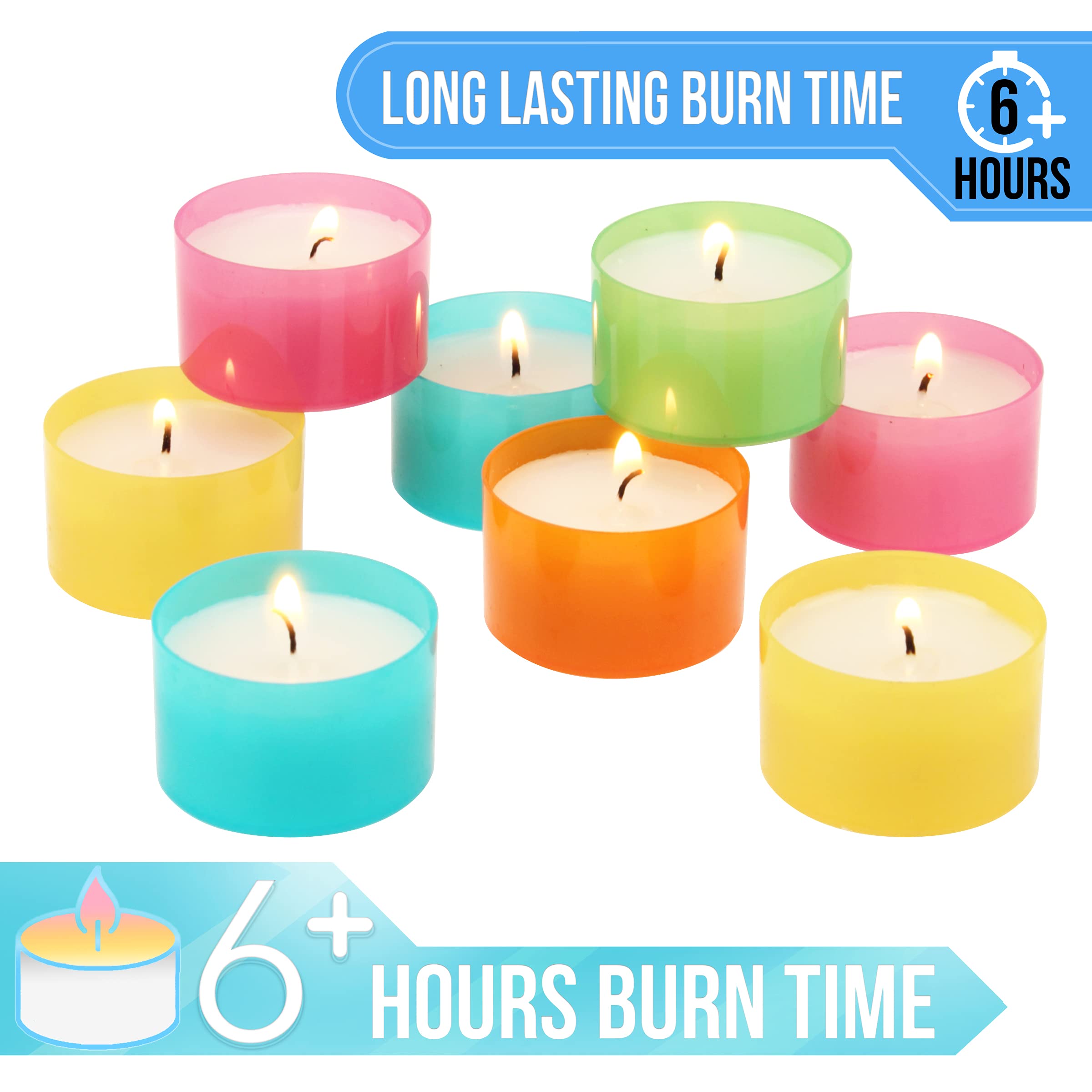 Stonebriar open box revealing neatly arranged candles for easy access and storage benefit