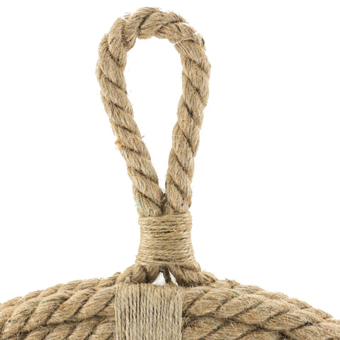 Stonebriar close-up of braided hemp rope texture highlighting handcrafted detail