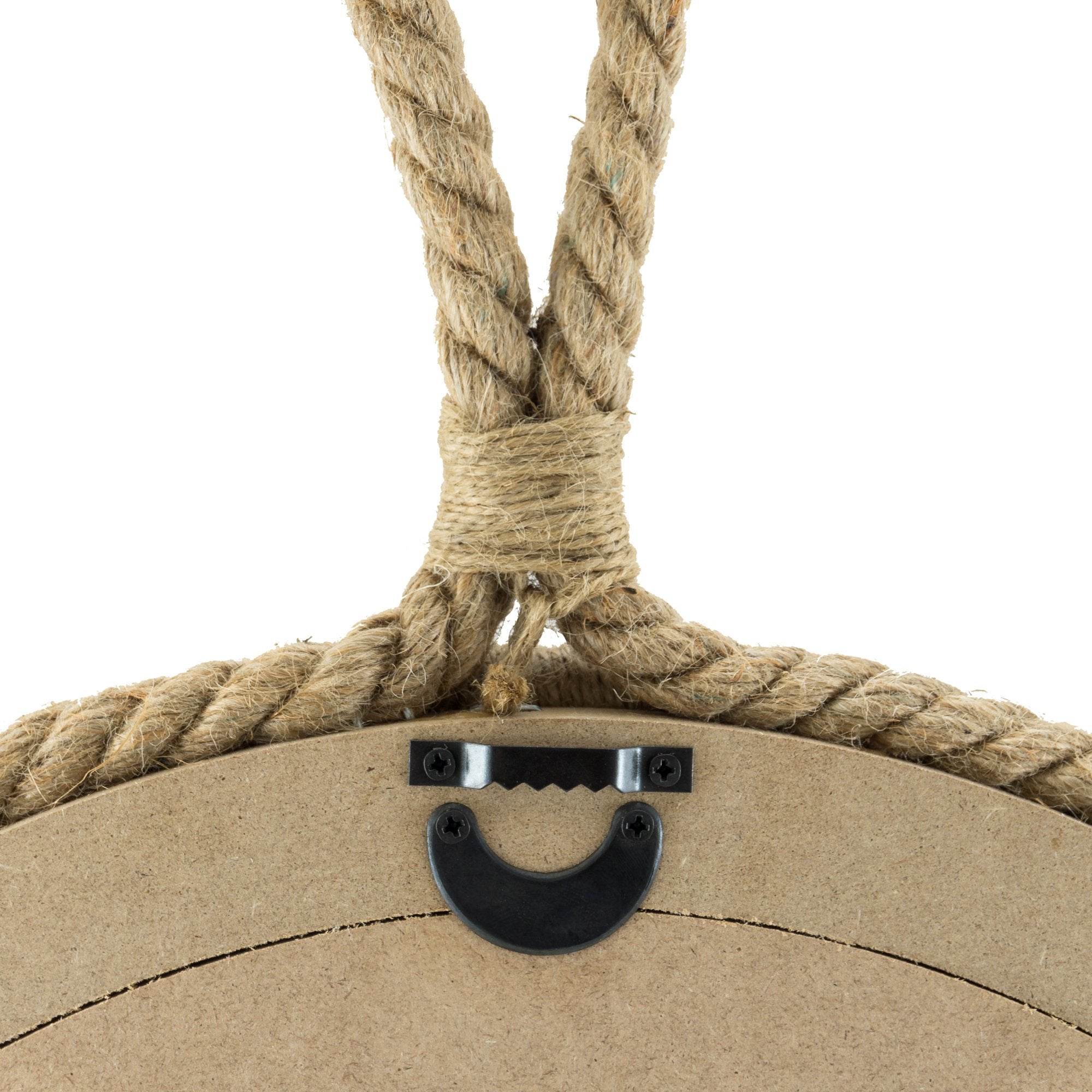 Stonebriar hanging loop and sawtooth hanger detail for easy wall installation