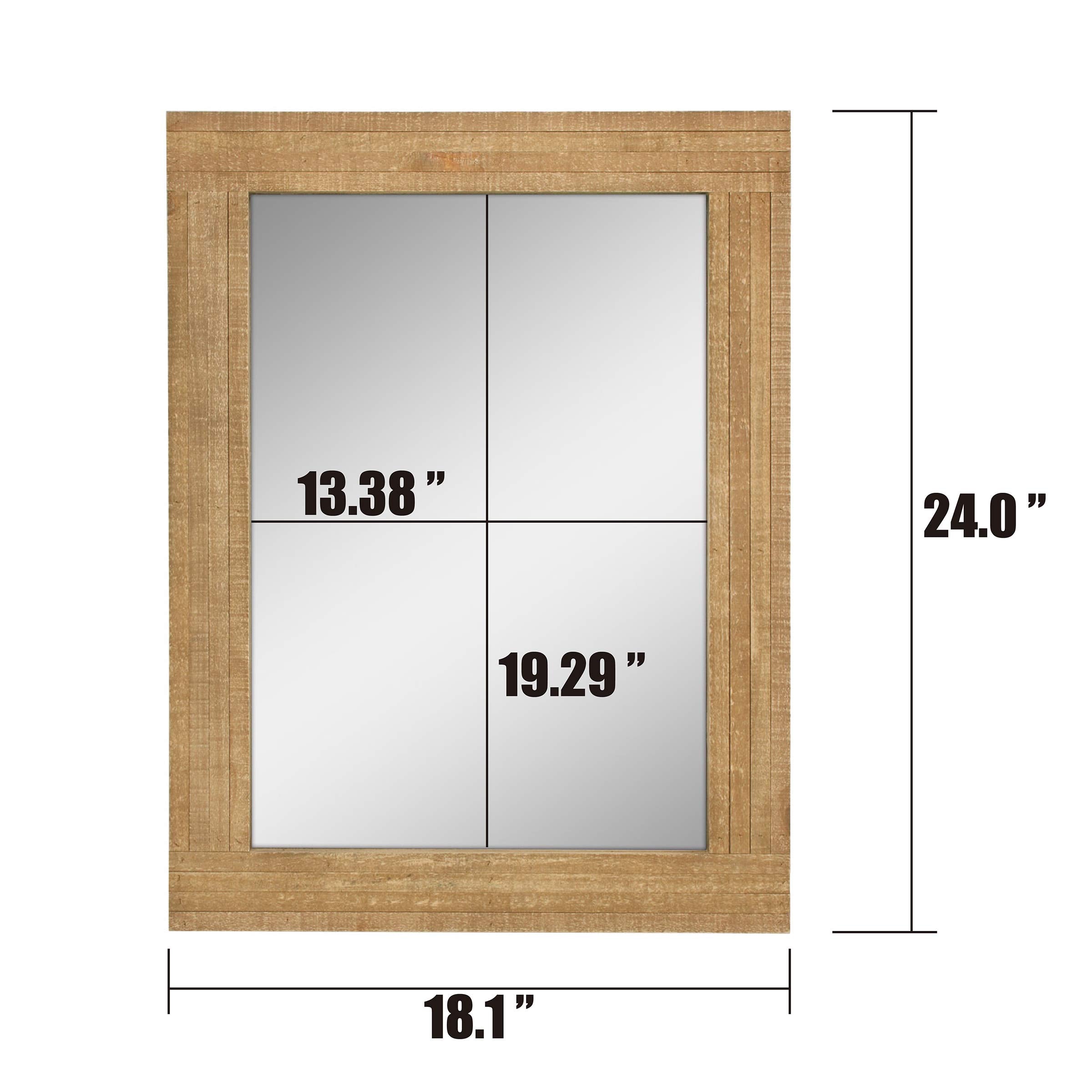Stonebriar mirror mounted above bathroom vanity demonstrating practical stylish use