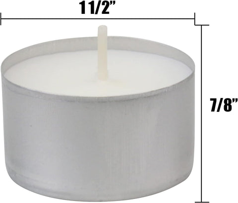 Stonebriar tea lights seated in decorative holder, enhances table ambiance