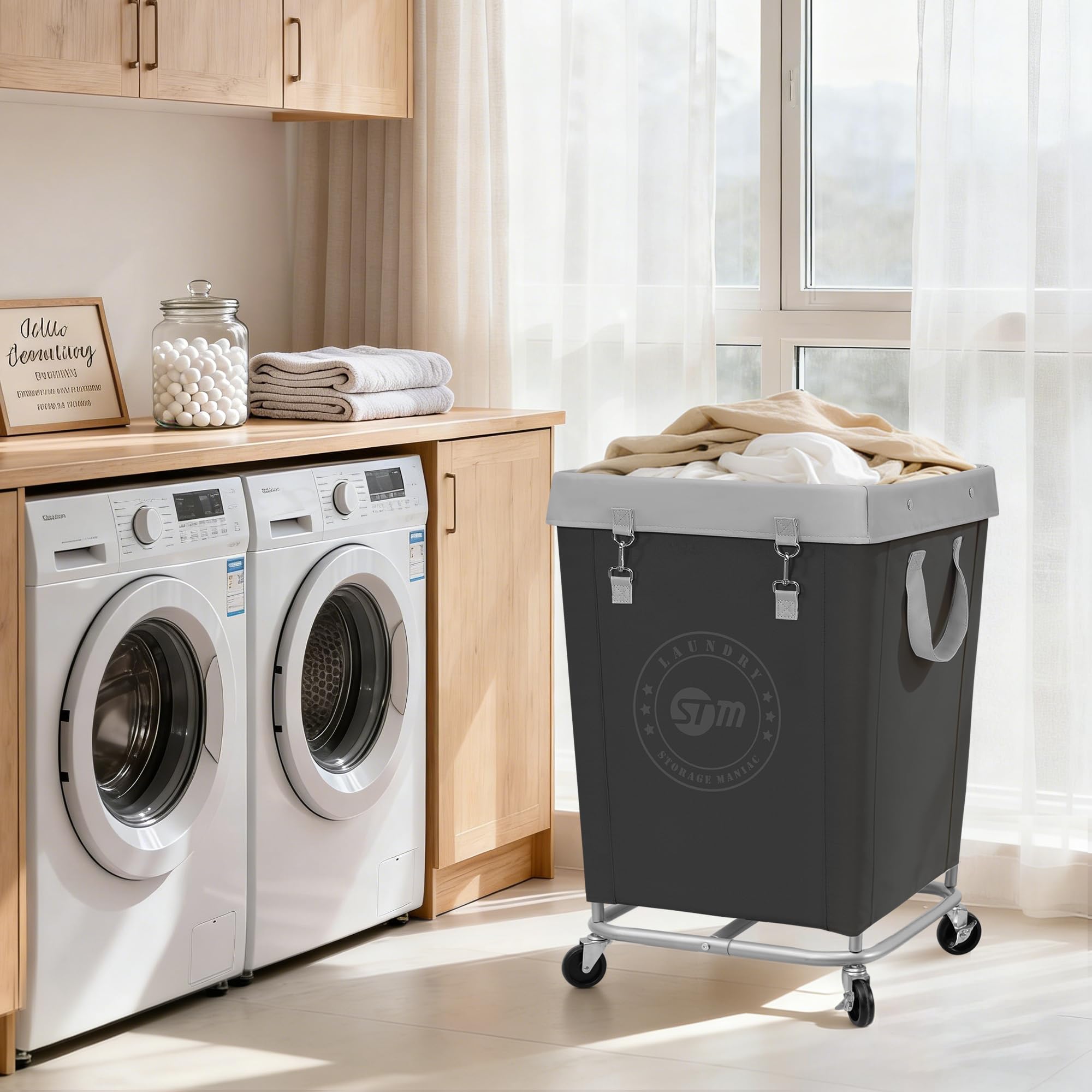 STORAGE MANIAC close-up steel frame detail highlighting durable support and stability