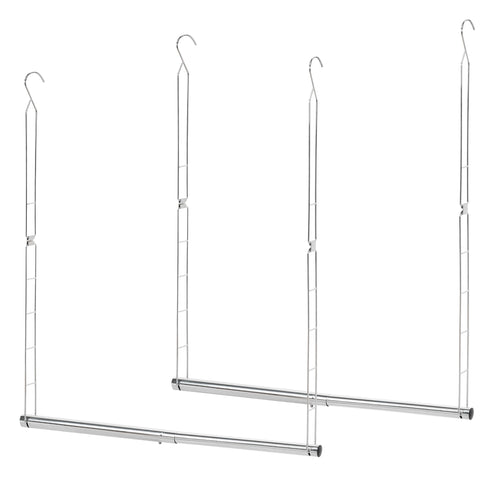 STORAGE MANIAC front packaging showing chrome rods and benefits