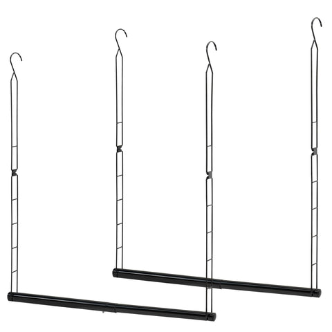 STORAGE MANIAC front view of the two-pack rods showing packaging and contents for quick setup benefit