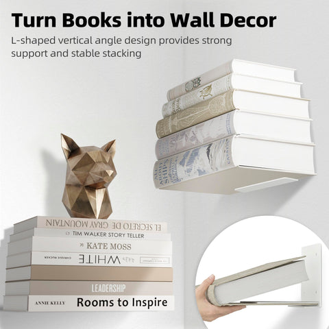 STORAGE MANIAC shelf holding a small plant showing decorative display and organization benefit
