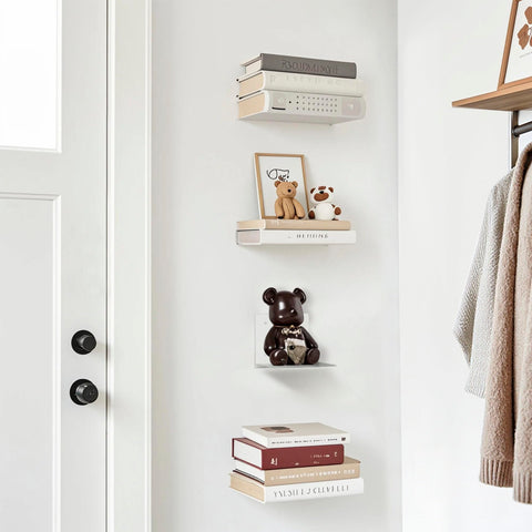 STORAGE MANIAC included screws and drywall anchors showing quick-install convenience benefit