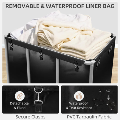 STORAGE MANIAC empty cart side profile illustrating compact footprint and storage advantage