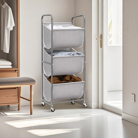 STORAGE MANIAC in dorm room showing vertical sorter improving room tidy and workflow benefit