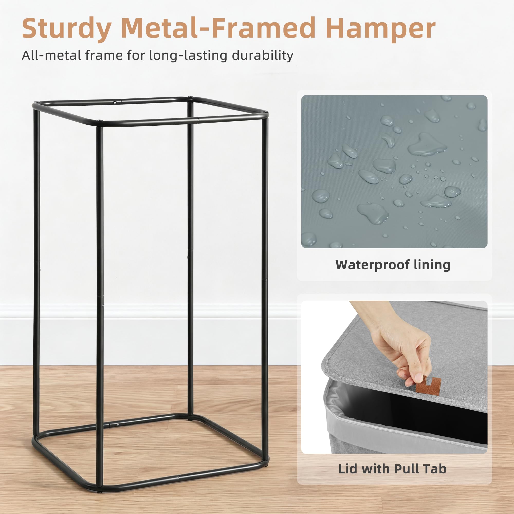 STORAGE MANIAC metal frame close-up showing durable support and stability