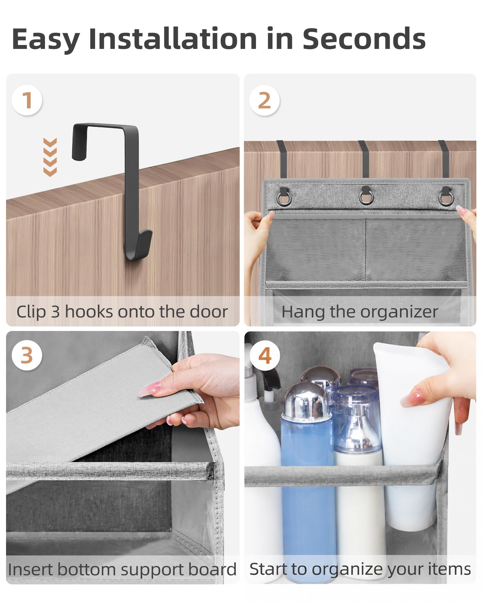 STORAGE MANIAC reinforced shelf support board preventing sagging under weight
