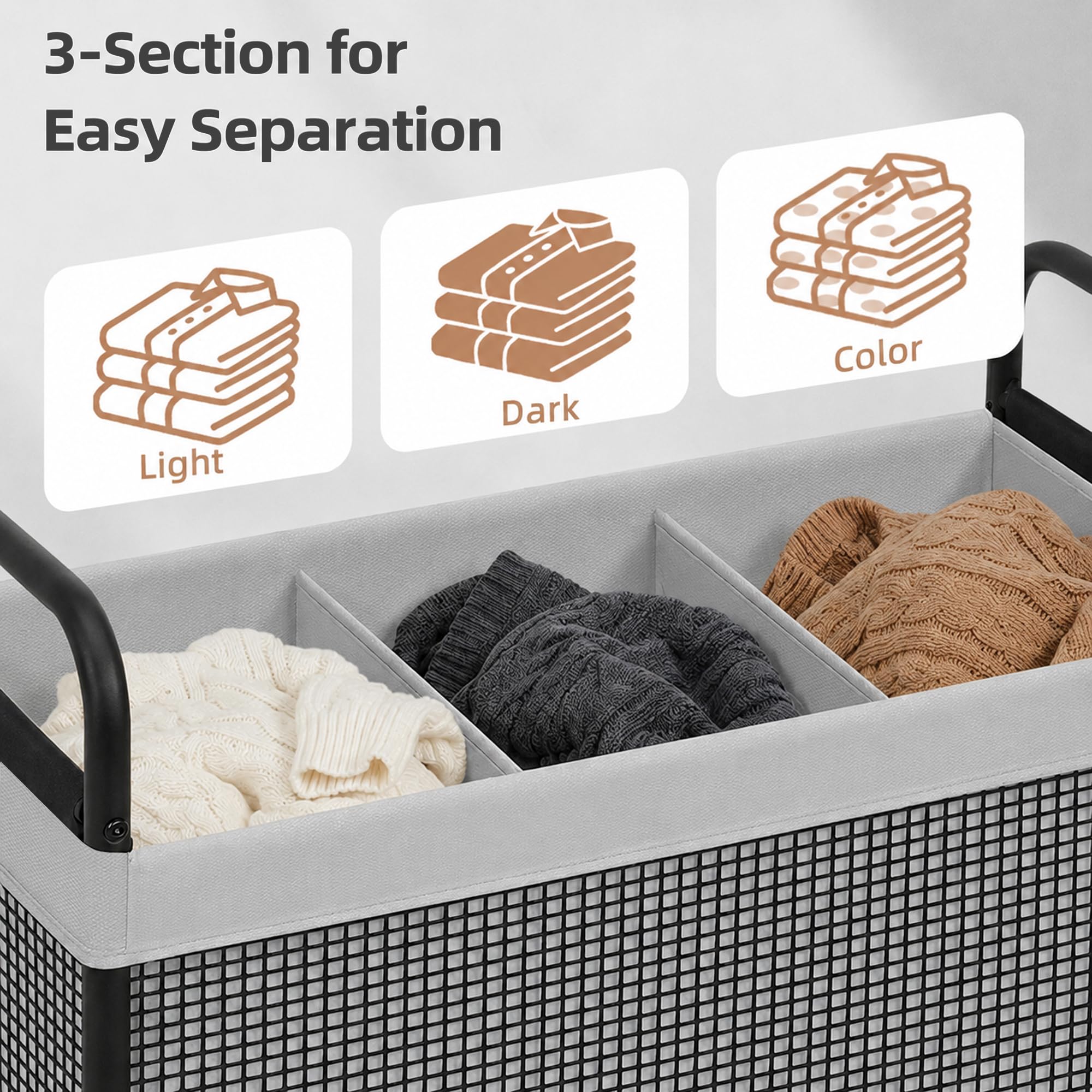 STORAGE MANIAC size scale with measurements showing compact generous-capacity benefit