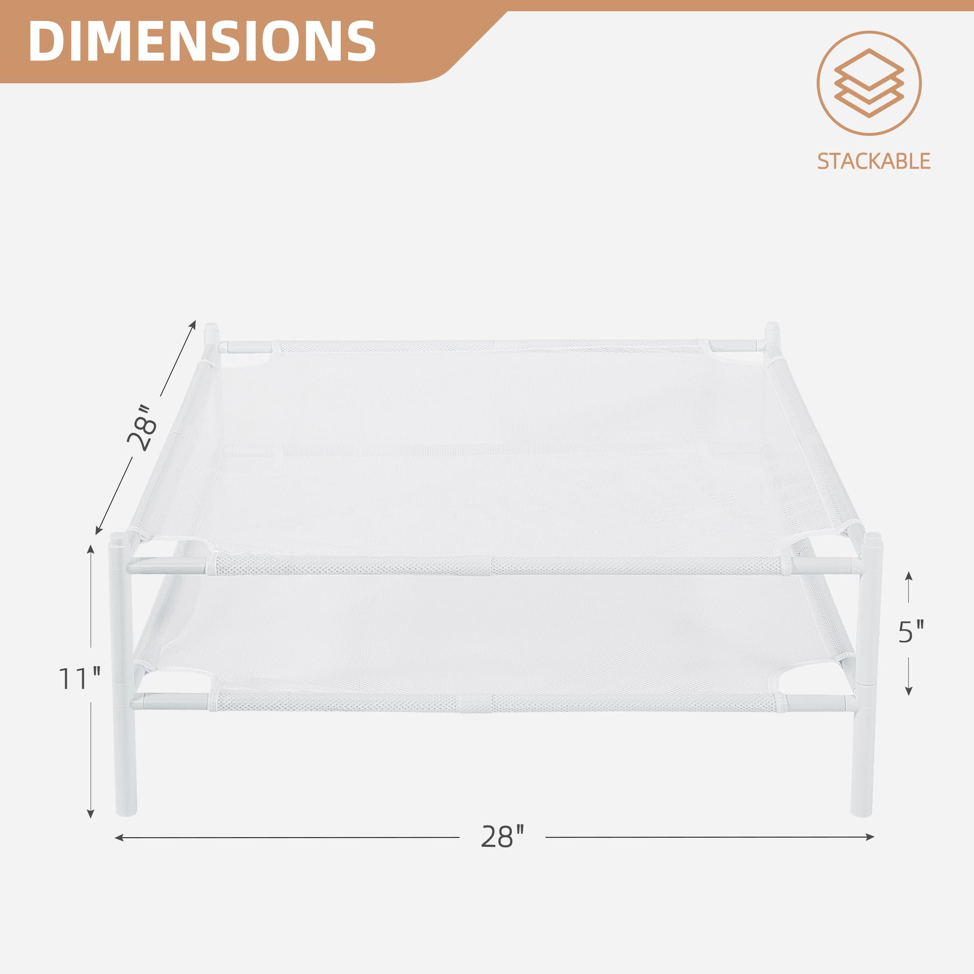 STORAGE MANIAC side angle of stacked racks demonstrating secure stacking benefit