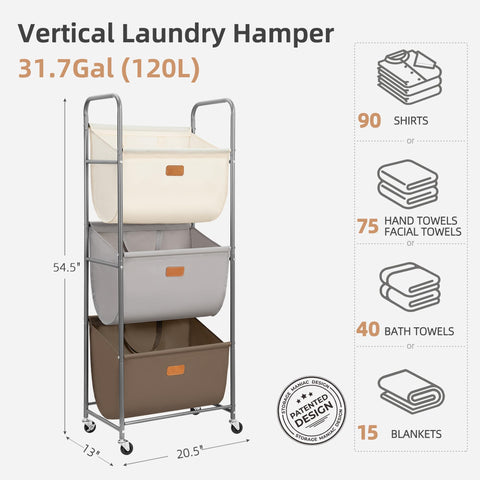 STORAGE MANIAC slim vertical profile ideal for small-space storage and tidy floors