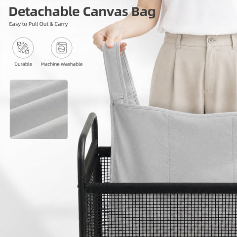 STORAGE MANIAC swivel wheels and locks illustrating smooth mobility and stability