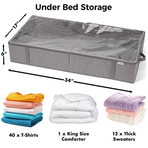 StorageExpert clear lid close-up showing visible contents and easy identification