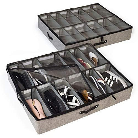 storageLAB clear top close-up revealing contents and easy identification benefit