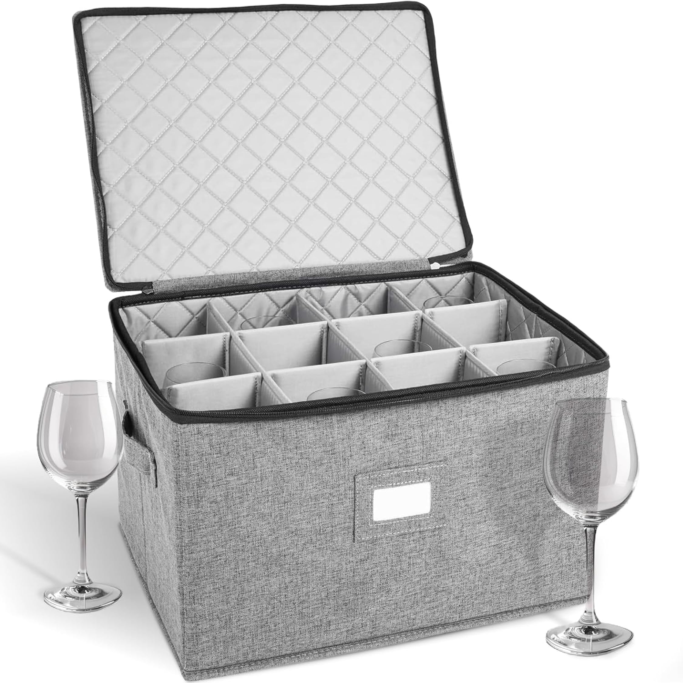 storageLAB front view of gray hard-shell case showing secure exterior protection