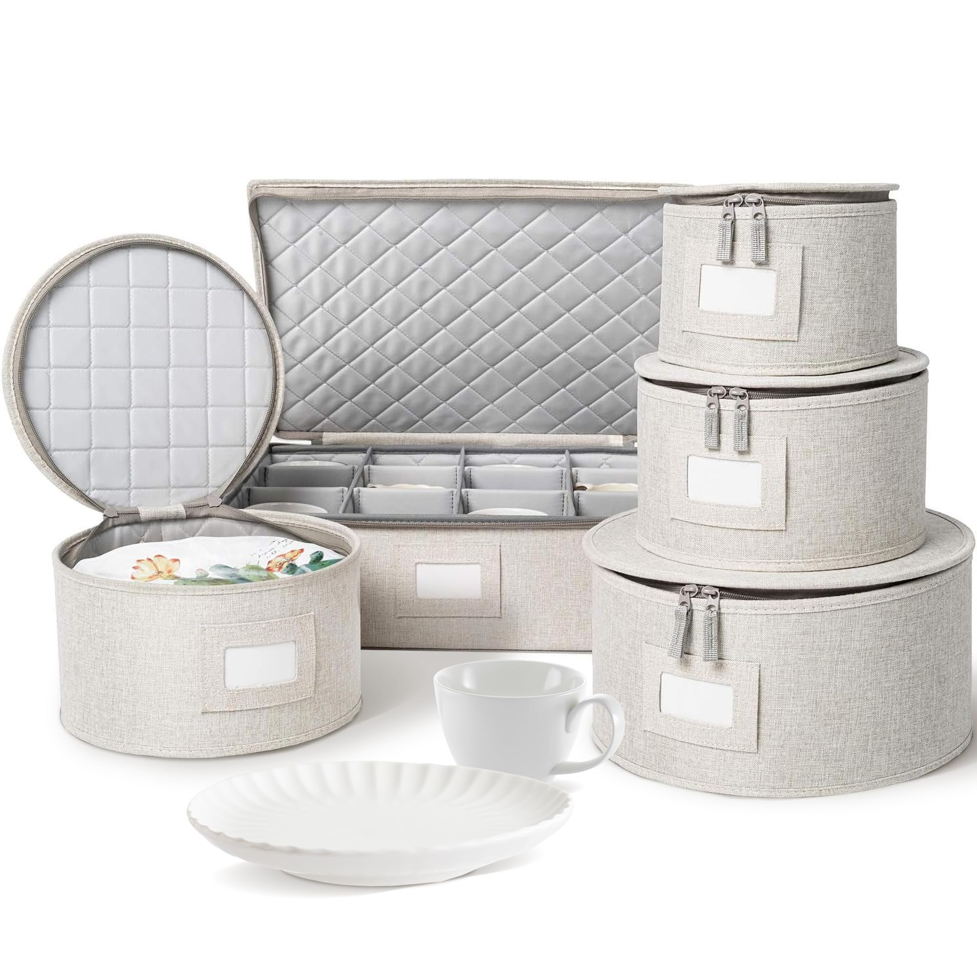 storageLAB front view of closed five-piece set showing protective hard shell