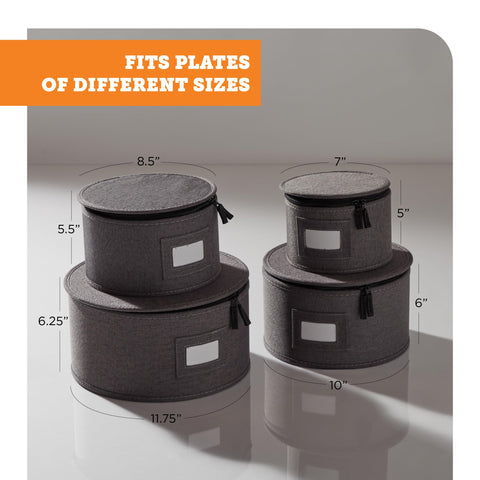 storageLAB lifestyle image of stored plates ready for a formal table setup