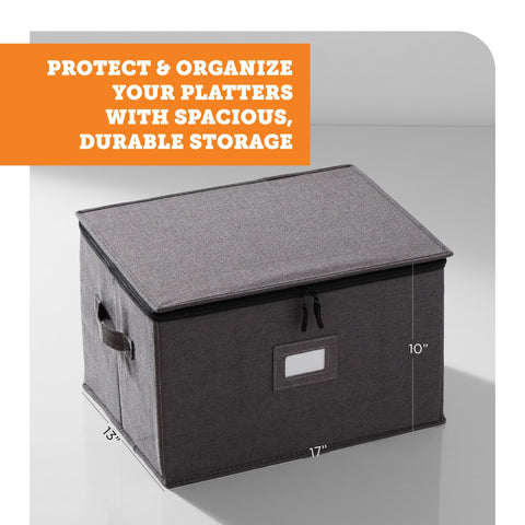 storageLAB case on a table ready for an event keeping glassware dust-free