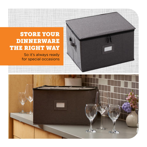 storageLAB open case with glasses in dividers showing organized safe transport