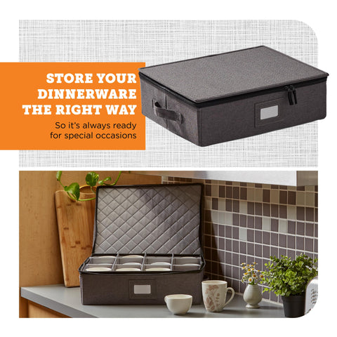 storageLAB top open with mugs demonstrating easy loading and safe organization benefit