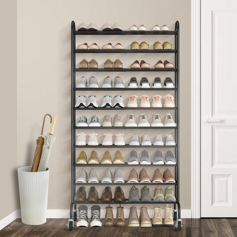 STORAGE MANIAC boot storage with removed tier displays tall-boot accommodation benefit
