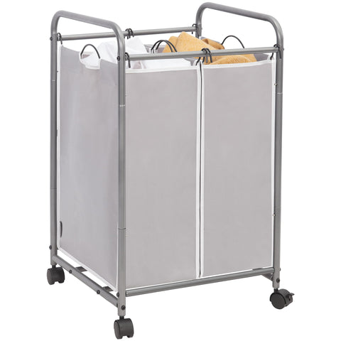 STORAGE MANIAC front view showing two-section sorter and tidy storage benefit