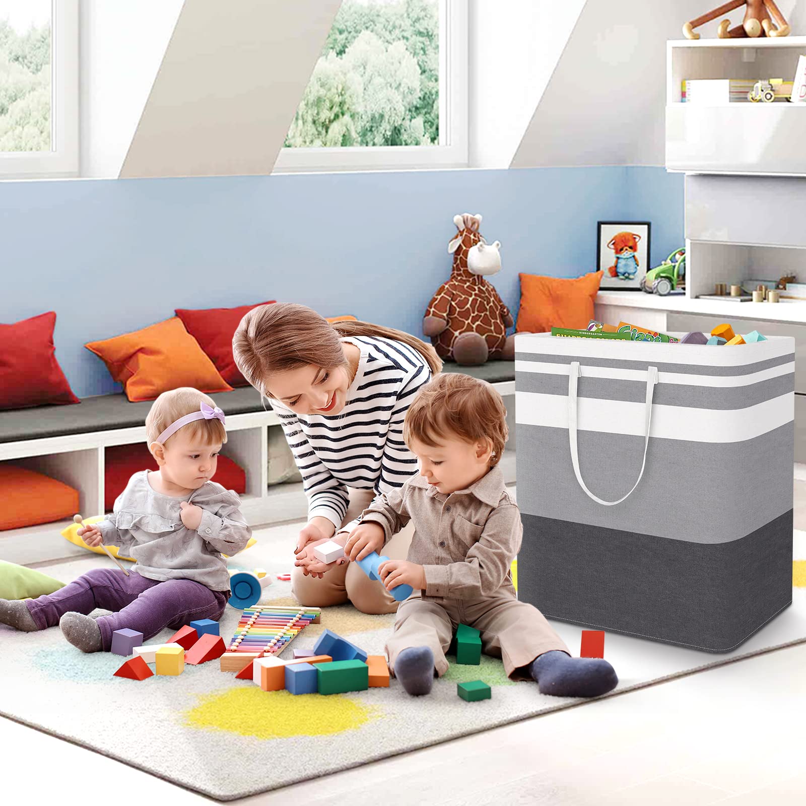 StorageRight scale comparison with dryer showing size fit and space-saving footprint