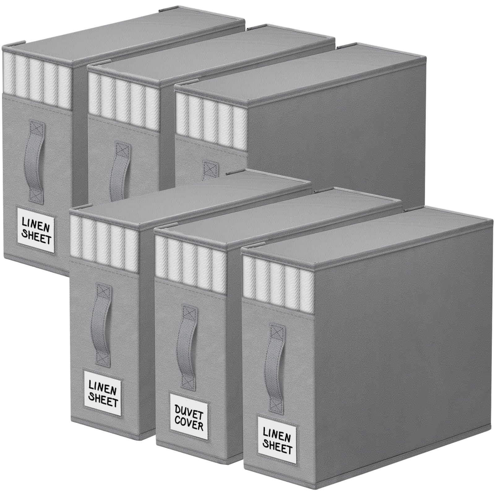 StorageTastic front view showing compact linen storage and neat organization benefit