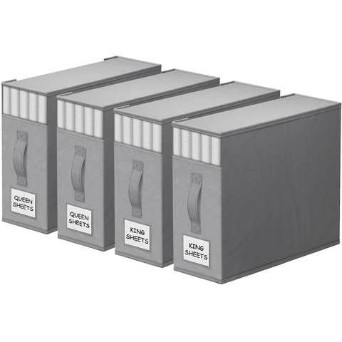 StorageTastic front view showing organizer and visible linen for quick selection